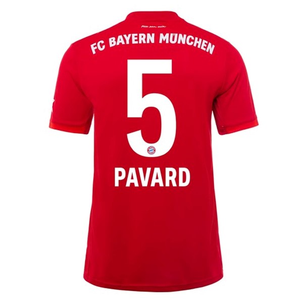 Camiseta Bayern Munich NO.5 Pavard Replica Primera Ropa 2019/20 Rojo